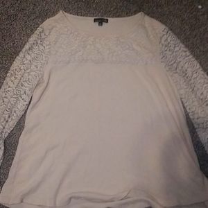 Formal shirt w/ lace sleeves in size medium